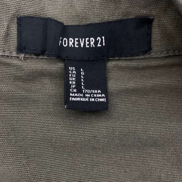 Forever 21 Army Green Utility Vest - Picture 4 of 5